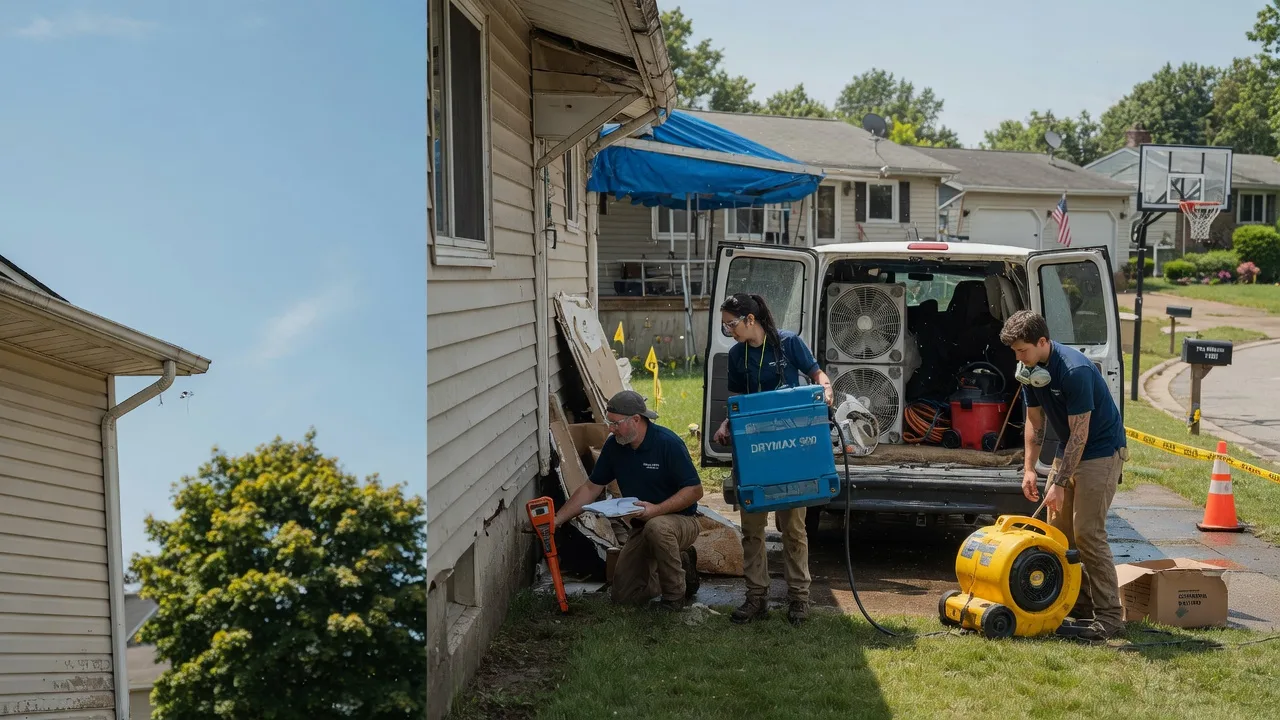 Ceiling Leak Cleanup in Crane, IN near me