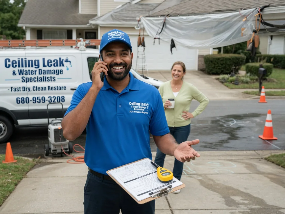 Ceiling Leak Cleanup Crane, IN FAQs